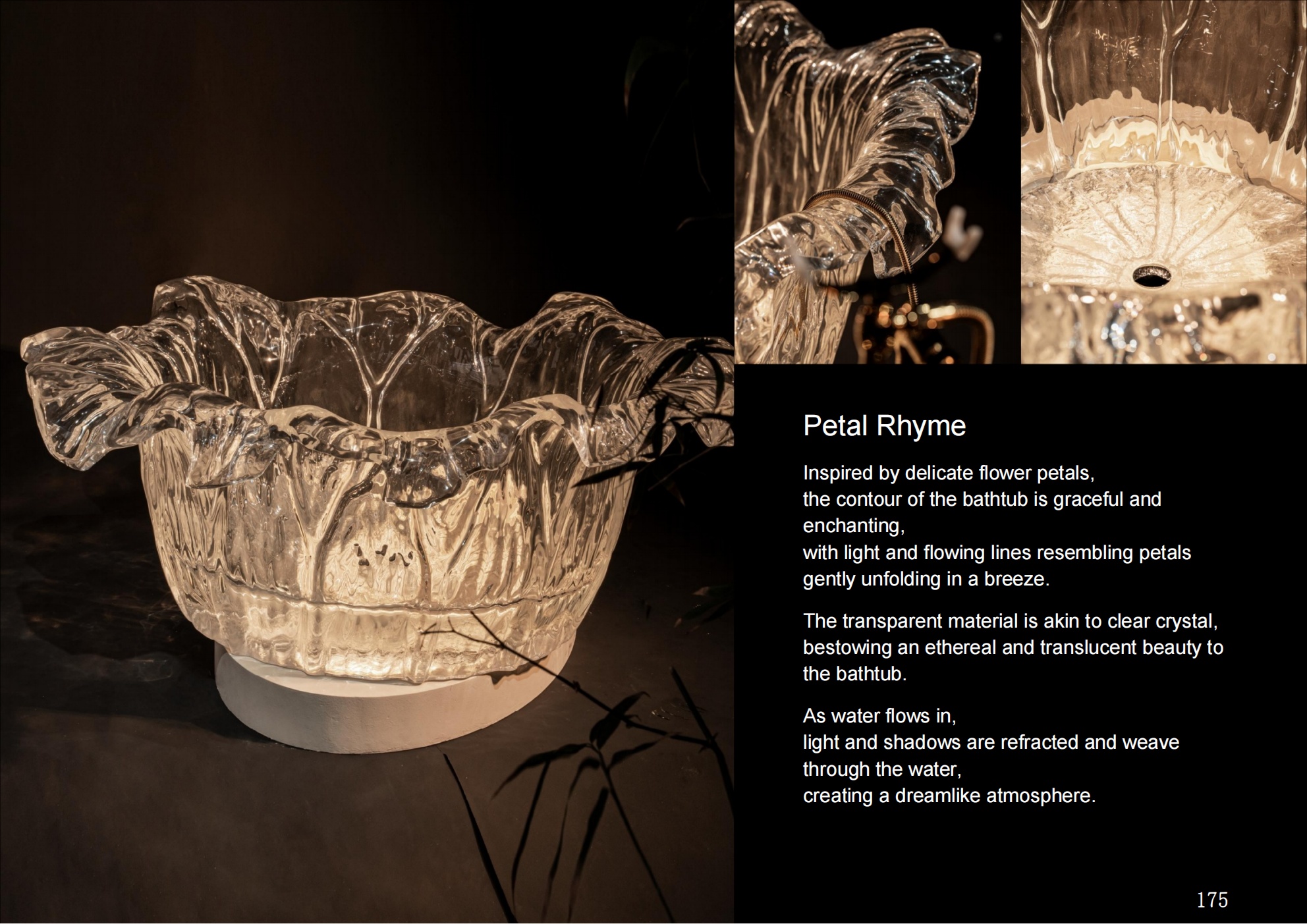 Flying Petals Bathtub